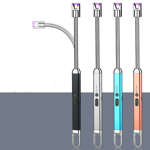 Aluminum-Zinc Alloy USB Windproof Arc Lighter
