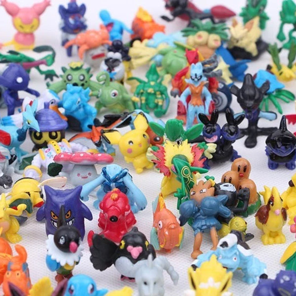Pokemon Mini Figures Set Pikachu Action Figures Collectible Anime Toys
