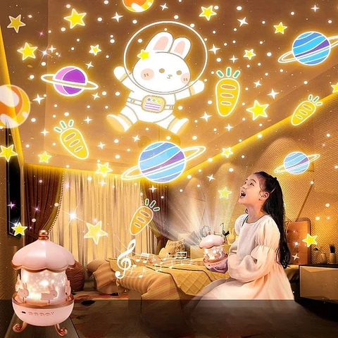Carousel Night Light for Kids Gifts