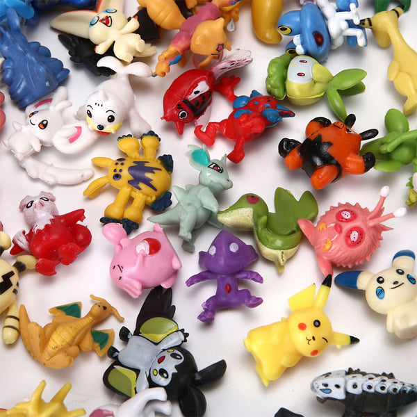 Pokemon Mini Figures Set Pikachu Action Figures Collectible Anime Toys