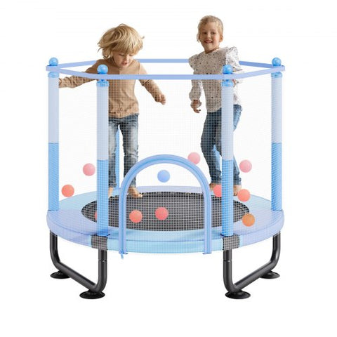 60in Kids Trampoline, 5FT Indoor Outdoor Trampoline, Mini Toddler